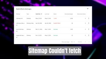 How to Solve Sitemap Couldn