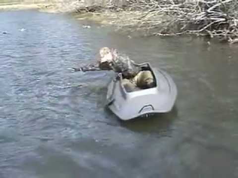 Stability of the Marsh Rat Duck Boat - YouTube