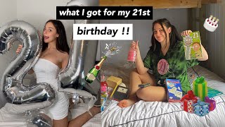 What I got for my 21st Birthday 🎂🍾