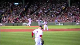 2012/08/25 Pedroia's leaping catch