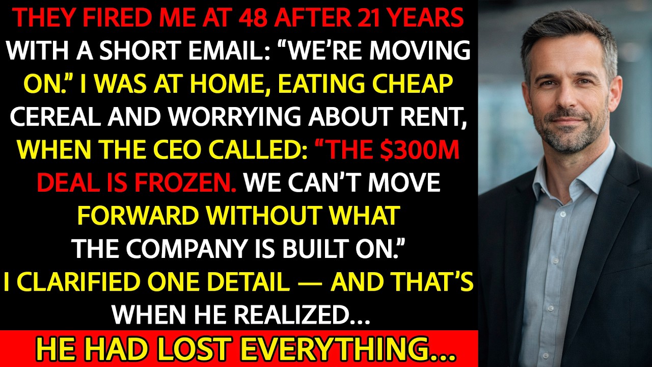 Fired at 48 Before a $300M Deal — He Owned What Ended His CEO’s Career