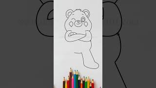 Drawing Do-Your-Best Bear from Care Bears