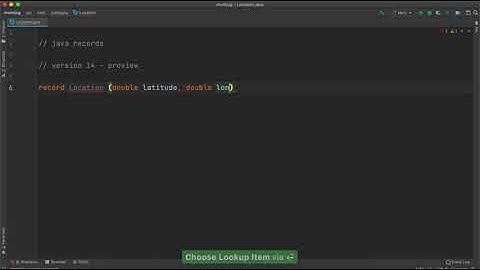 IntelliJ IDEA Tips & Tricks #45: Auto convert a record to a class with Alt + Enter!