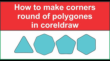 Coreldraw Tips and Tricks, Round Corners of Polygon in Coreldraw, Corners in Coreldraw