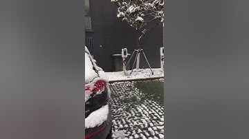 China Shanghai Snow Fall HD Video 2018
