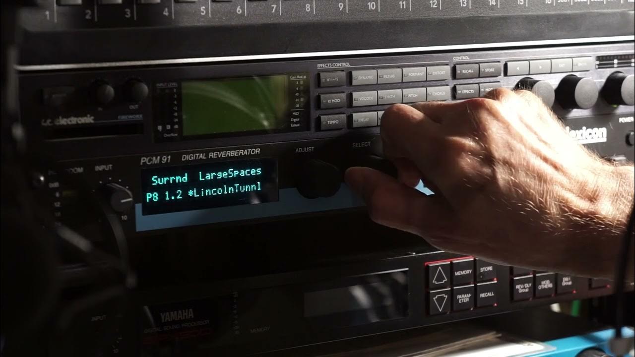 Lexicon PCM91 Digital Reverberator Effects Processor Sound Demo YouTube