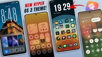 HyperOS 3.0 Customisation - Dark Icons + Liquid Glass Control Centre!