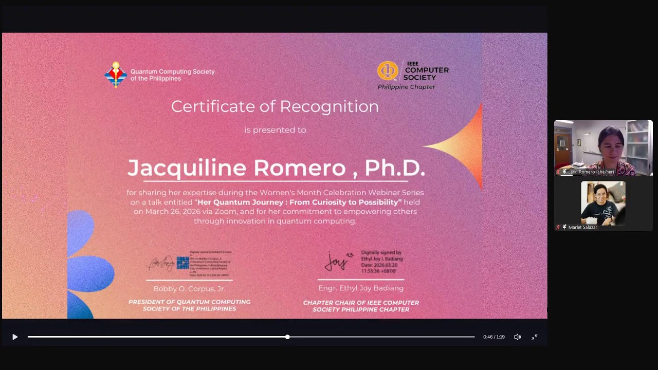 Her Quantum Journey: A Fireside Chat with Dr. Jacqui Romero