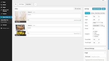 Korrio Web Pro Meta slider
