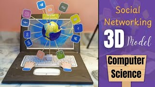 Creating a 3D Model for My Social Network Project | 3D Computer MODEL 2025 🤯| Computer Project