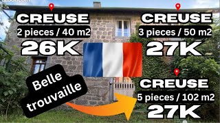 [ENG SUB] Maisons à vendre | Nouvelle-Aquitaine, Creuse | 26k-27k Belle trouvaille