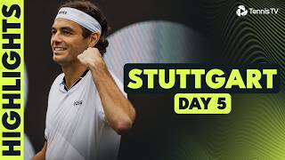 Fritz & Bellucci Clash; Bublik & Shelton Also Feature | Stuttgart 2026 Day 5 Highlights