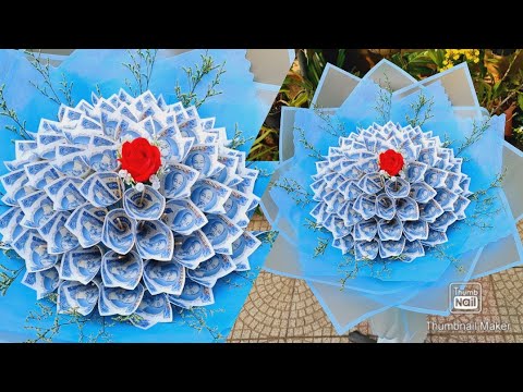 Video Hướng dẫn bó hoa bằng tiền (Tập 25) | Cách làm hoa... - youtube