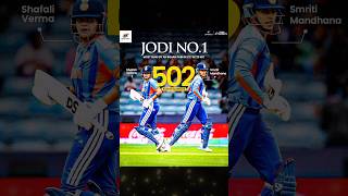 Smriti Mandhana & Shafali Verma's RECORD-BREAKING Partnership 😱🇮🇳 | 502 Runs in WT20 WC 🔥