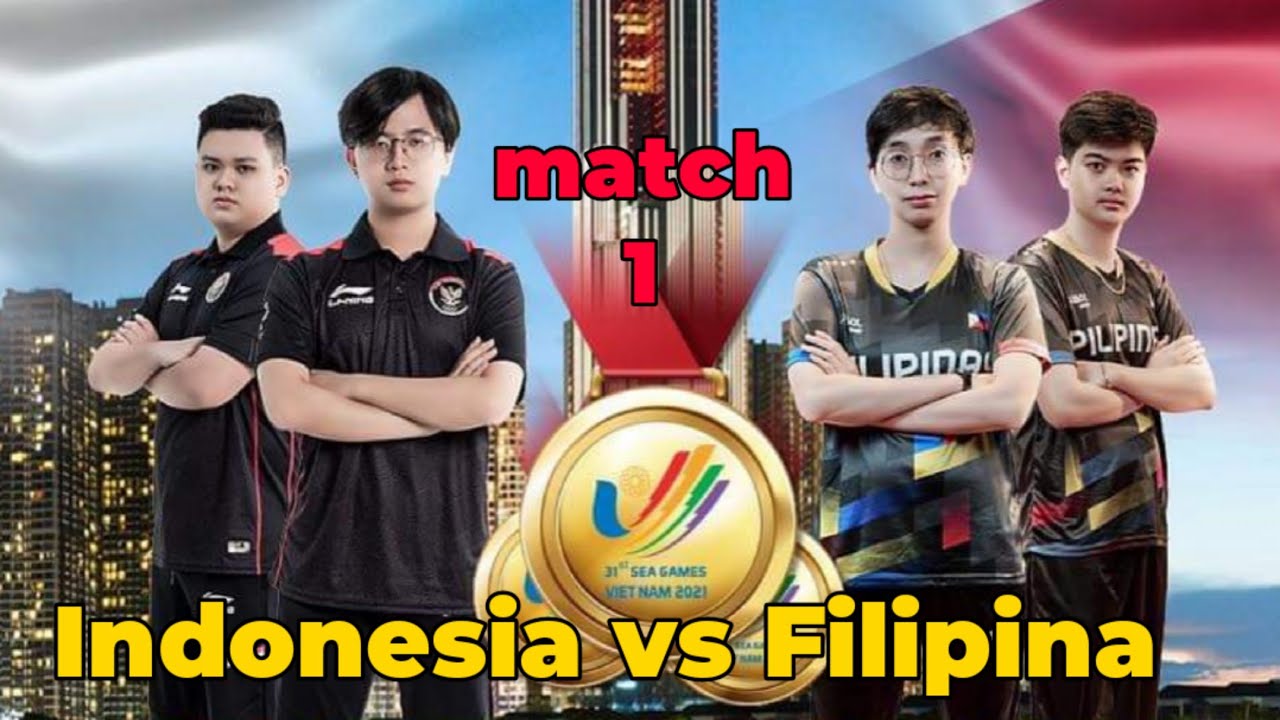 grand final 31st sea games lndonesia vs filipina match 1 mobile legend