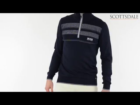 hugo boss zelchior pro zip sweater