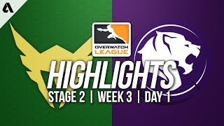 Los Angeles Valiant vs Los Angeles Gladiators | Overwatch League Highlights OWL Stage 2 Week 3 Day 1