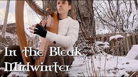 In the Bleak Midwinter on Celtic Harp