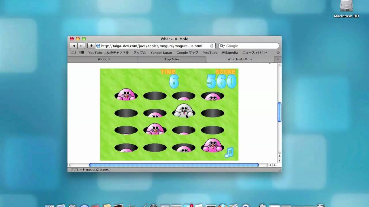 Whack-A-Mole free game demo - YouTube