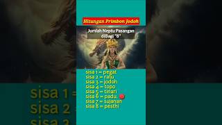 primbon jodoh Tibo padu #weton #shortsvideo