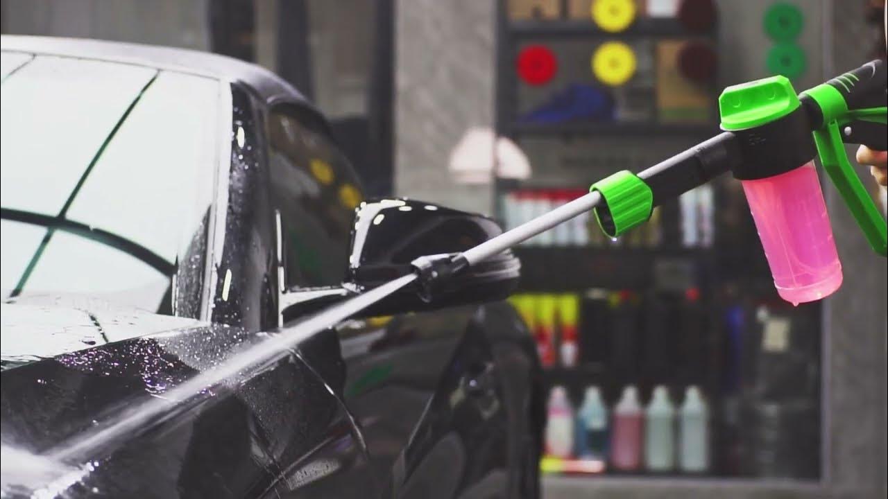 DEWINNER Car Wash Foam Gun with Snow Brush and Towel 