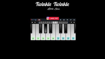 Thumbnail of Twinkle Twinkle Little Star On Piano | Play Piano On Mobile | Songs On Piano | Ringtone On Piano