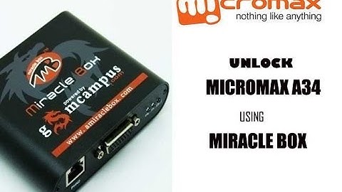 How to Format Micromax A34 with Miracle Box