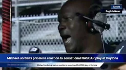 Michael Jordan's priceless reaction to sensational NASCAR play at Daytona thumbnail