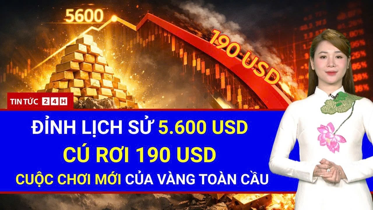 Toàn Cảnh Vàng Từ Đỉnh 5.600 USD Lao Dốc 190 USD: Trú Ẩn Hay “Sòng Bạc” Toàn Cầu? | Tin Tức Việt Nam