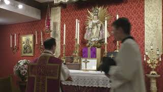 Lauds, Meditation & Low Mass: 8 AM (CT)