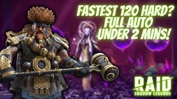 Dark Fae 120 HARD Fastest FULL AUTO Team? | RAID SHADOW LEGENDS