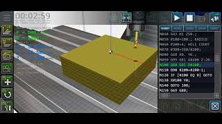 Cnc PCD drilling cam macro program.(#) bottom important.