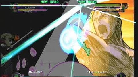 MvC2: Iceman/Thanos Framekill DHC vs Cajun Explosion/Blodia Punch