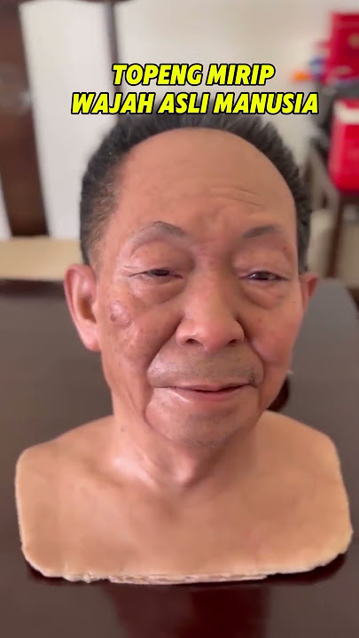 Topeng mirip wajah manusia beneran. #topeng #mask #unikkreatif #viralshorts