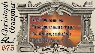 Christoph Graupner - Chorale No. 675: Ich will alle meine Tage (from GWV 1121/37)
