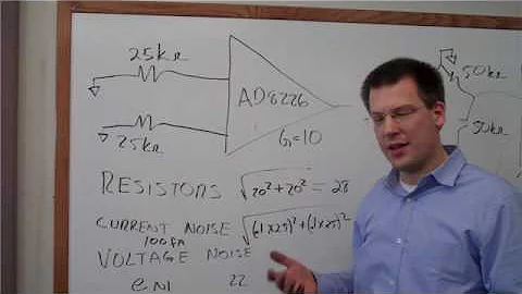 This video demonstrates total noise of a typical Instrumentation Amplifier (In Amp) circuit.