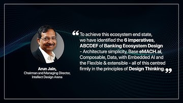 Arun Jain, Chairman and Managing Director of Intellect launches eMACH.ai