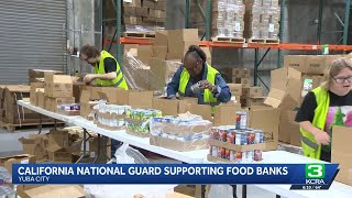 California National Guard deployed to support food banks