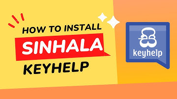 How to Install Sinhala KeyHelp