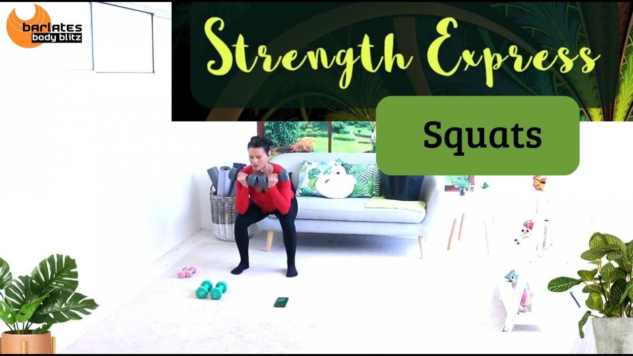 15 Min Lower Body workout with Weights - BARLATES BODY BLITZ Strength ...