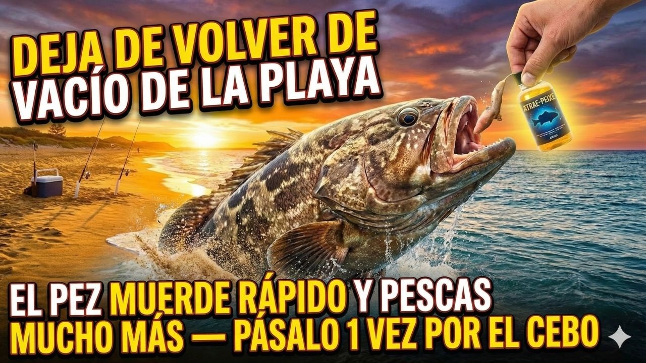 Deja de volver sin nada de la playa: el pez muerde y capturas mucho más — pásalo una vez por el cebo