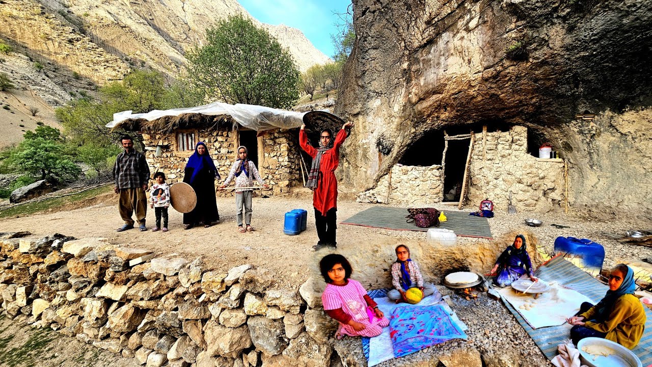 🗻 Baking bread in the heart of the mountains: the story of Iranian nomads 🌟