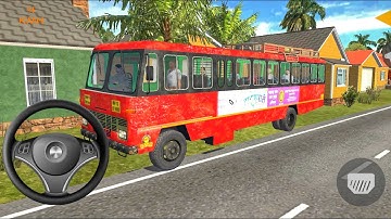 Indian Sleeper Bus Simulator  | Village Route Local Bus Driving Game - Bus Game Android Gameplay