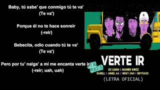 Verte Ir - Anuel Aa, Brytiago, Darell, Nicky Jam Letra Oficial