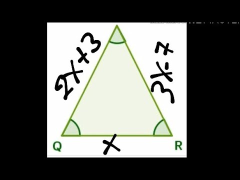 Vídeo: Como Encontrar O Perímetro De Um Triângulo Isósceles