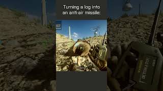 Flying Log vs Helicopter (BF4 Throwback 2014)