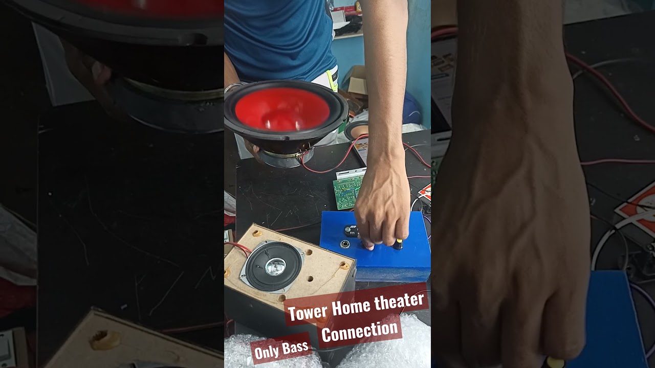 Tower Home Theatre full Connection Only bass #short #bass