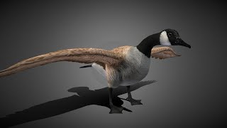 Realistic Goose 3D Model | + Free Demo