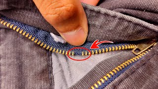 Secret Tricks to Fix Missing Clothes Zipper Teeth Without Buying