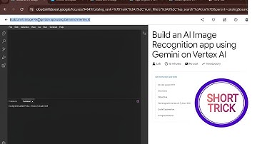 Build an AI Image Recognition app using Gemini on Vertex AI || 2024 || #qwiklabs #bb-ide-genai-001
